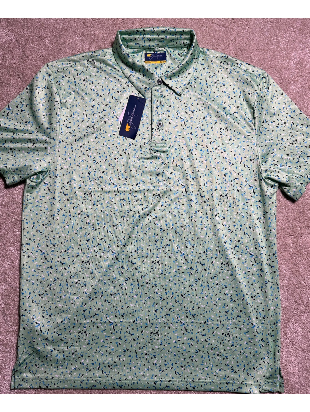 NWT - Jack Nicklaus Men's Performance Polo - XL Green